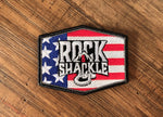 Stars & Stripes - Rock & Shackle Logo - Removable Patch